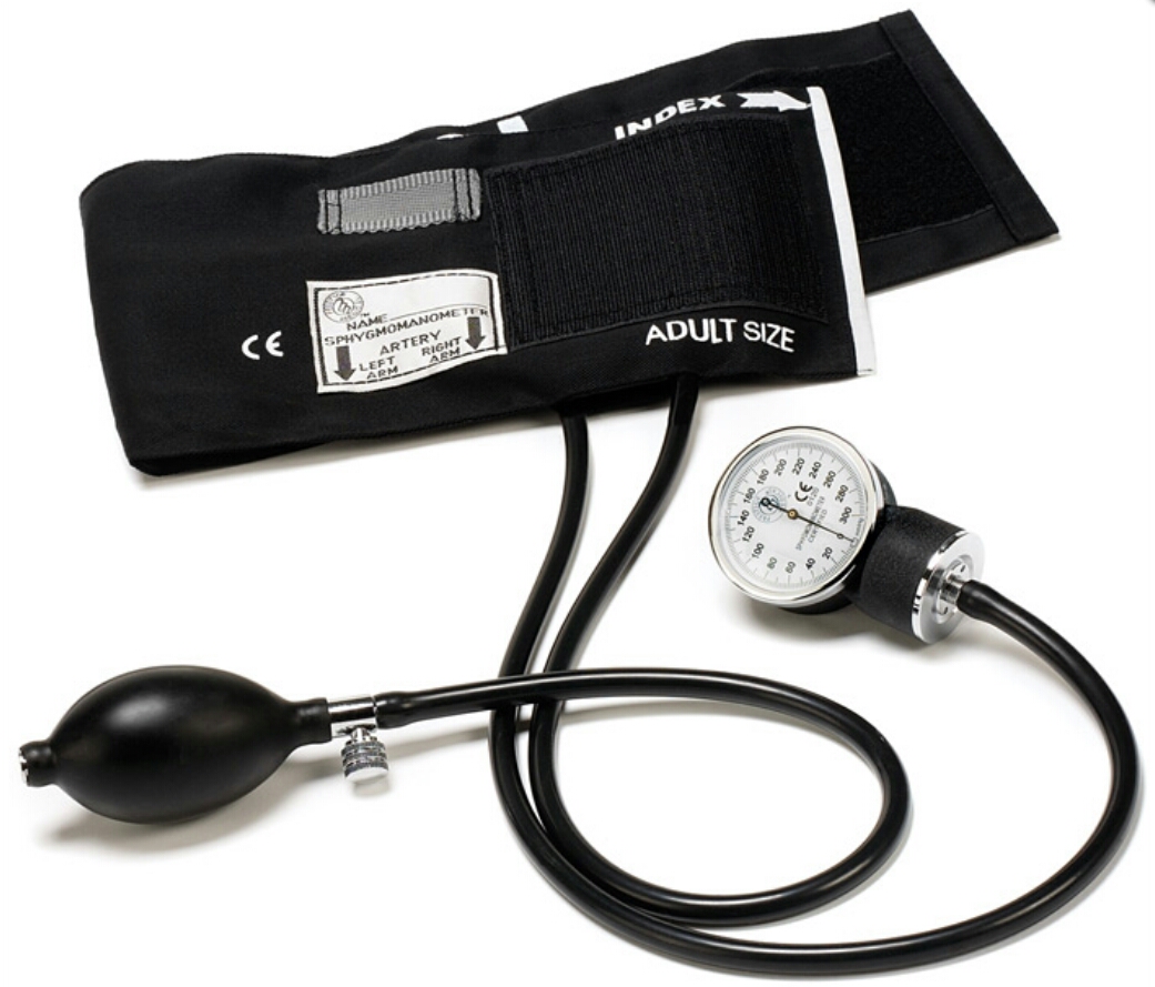 Manual Blood Pressure Cuff , Aneroid Sphygmomanometer with STETHOSCOPE ,  Pediatric (Child Cuff 18.4 -26.7cm (7.25 - 10.5 IN)